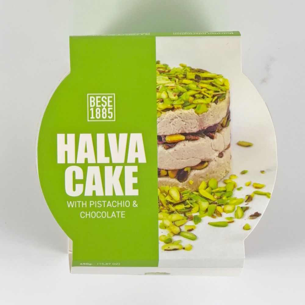 Bese Pistachio & Chocolate Halva Cake