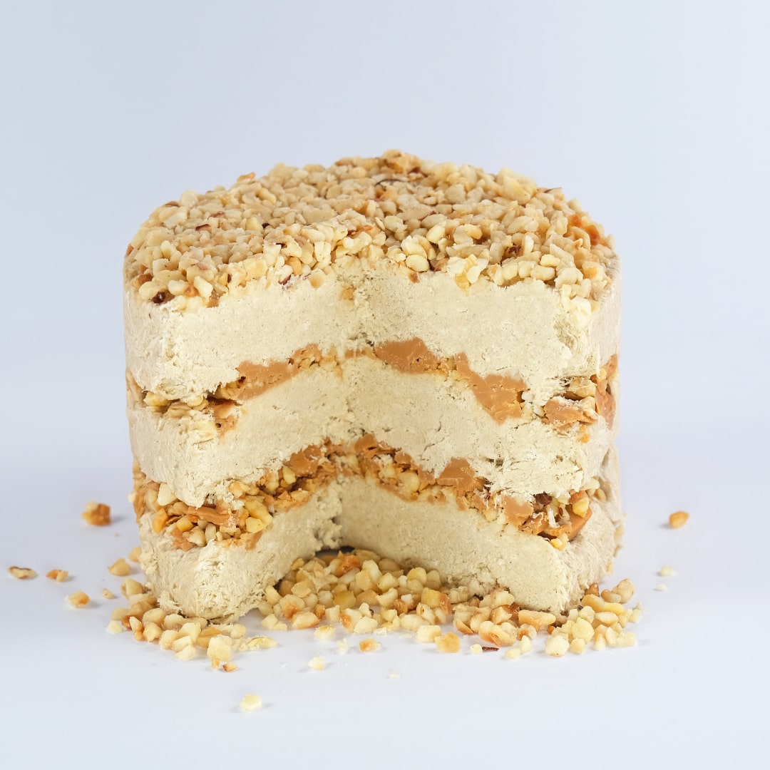 Bese Caramel Halva Cake