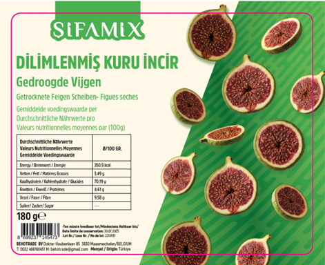 SifaMix Dried Fig Slices