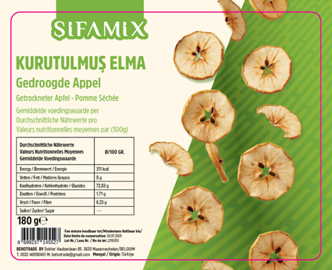 SifaMix Dried Apple Slices