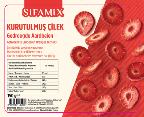 SifaMix Dried Strawberry