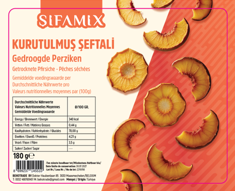SifaMix Dried Peach Slices